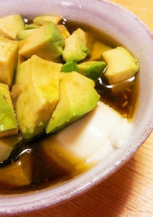 ツーンといきますか！アボカド豆腐のサラダ-レシピのメイン写真