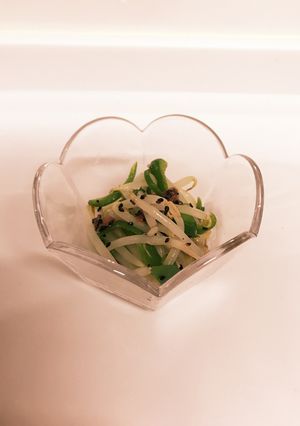 ❁もやしとピーマンの梅和え❁-レシピのメイン写真