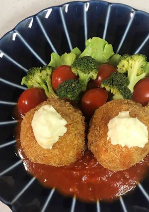 トロけるチーズイン、ライスコロッケ-レシピのメイン写真
