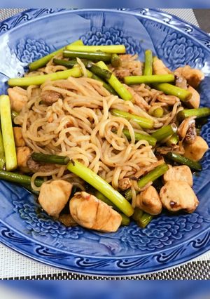 ヘルシーこんにゃく麺中華焼きそば-レシピのメイン写真