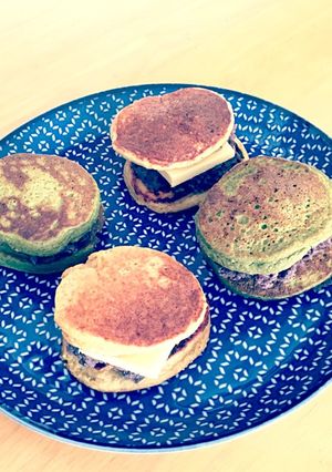 キヌアパンケーキでバターどら焼き♡-レシピのメイン写真