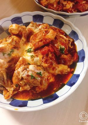 味付け簡単！トマト煮♡チーズチキン♡-レシピのメイン写真