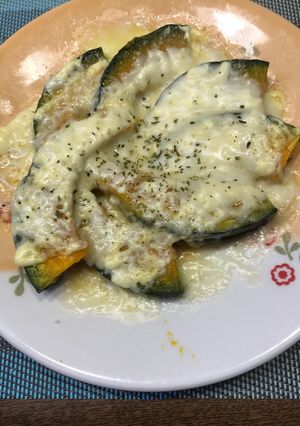 10分で簡単 かぼちゃチーズ-レシピのメイン写真