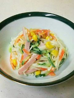 そうめんサラダ-レシピのメイン写真
