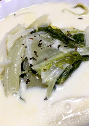 超簡単★白菜とホタテのミルクスープ煮-レシピのメイン写真