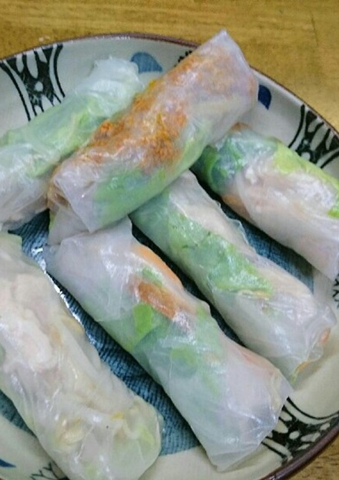 生春巻、満腹サラダ-レシピのメイン写真