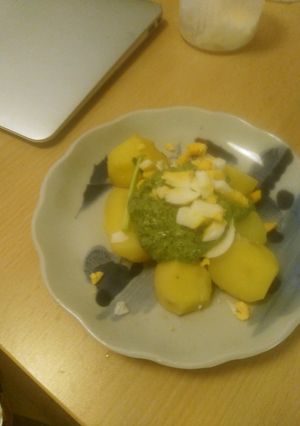 ゆでじゃがいもとグリーンソース-レシピのメイン写真