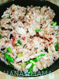 雑穀ご飯で♡大根の葉っぱの混ぜご飯-レシピのメイン写真