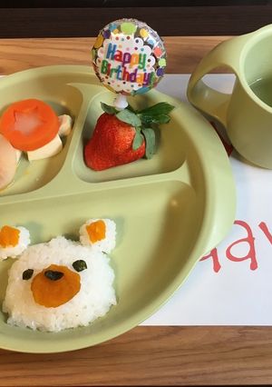 離乳食 お誕生日プレート-レシピのメイン写真