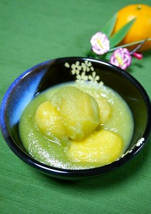 簡単お節！栗きんとん☆抹茶風味-レシピのメイン写真