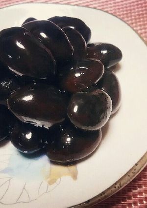 簡単介護食♥パッククッキングで黒豆煮-レシピのメイン写真