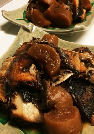 ハマチと大根のあら炊き(圧力鍋で柔らか)-レシピのメイン写真