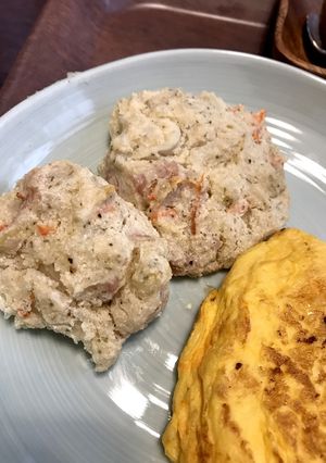 玉ねぎヨーグルトアレンジ！食事系スコーン-レシピのメイン写真