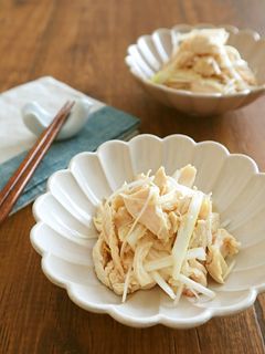大人気☆ささみと長ねぎごま油風味-レシピのメイン写真