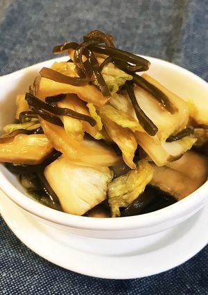 余った白菜で簡単お漬物！-レシピのメイン写真