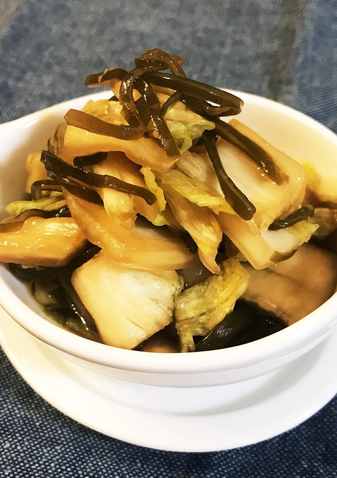余った白菜で簡単お漬物！-レシピのメイン写真