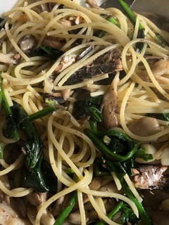 オイルサーディンとほうれん草のパスタ-レシピのメイン写真