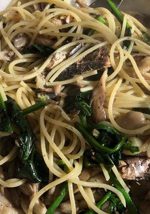 オイルサーディンとほうれん草のパスタ-レシピのメイン写真