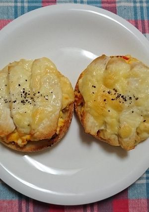 ホットオープンサンド-レシピのメイン写真