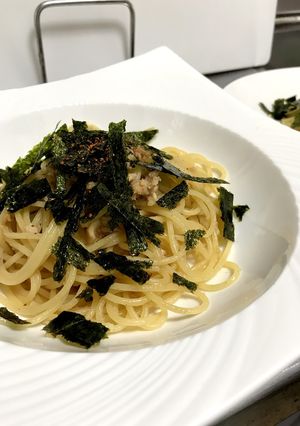 おでん出汁を利用したパスタ-レシピのメイン写真