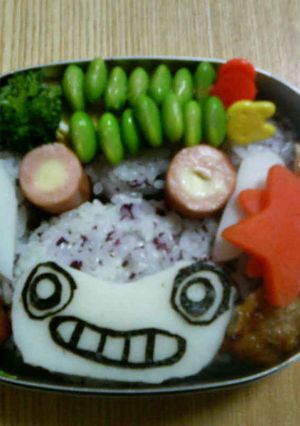 エイパム弁当　（ポケモンキャラ弁）-レシピのメイン写真