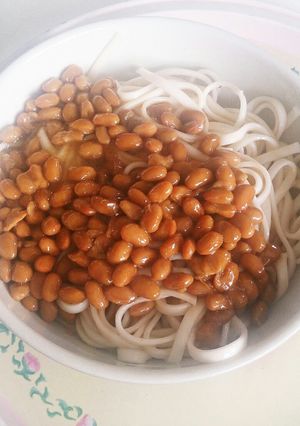 超簡単！卵かけ納豆うどん-レシピのメイン写真