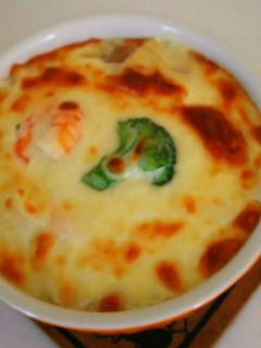 簡単です♪エビマカロニグラタン-レシピのメイン写真