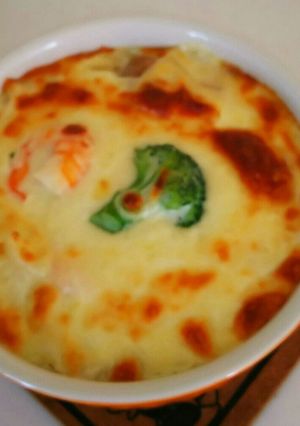 簡単です♪エビマカロニグラタン-レシピのメイン写真