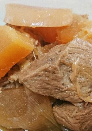 豚肉ロースの角煮。大根入り☆-レシピのメイン写真