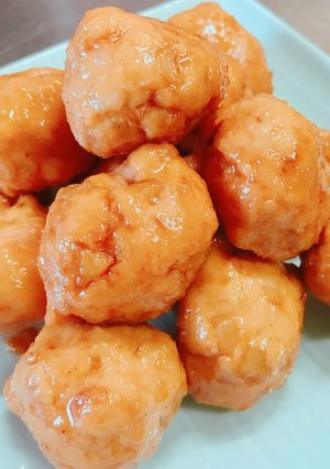 おせち お雑煮に！レンコン入り鶏団子-レシピのメイン写真