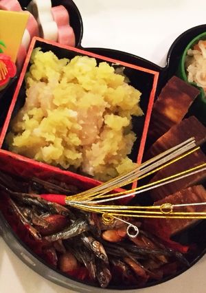 白花の甘納豆きんとん-レシピのメイン写真