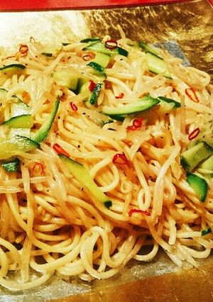 もやしとキュウリのシンプル塩焼きそば-レシピのメイン写真
