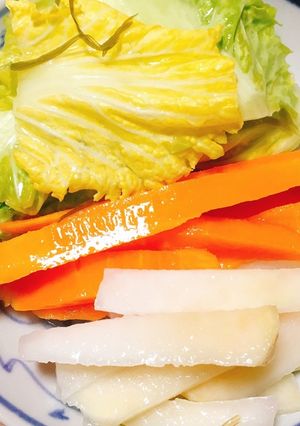 乳酸菌たっぷり!辛くないキムチ!水キムチ-レシピのメイン写真