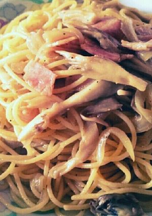舞茸とベーコンの和風パスタ-レシピのメイン写真