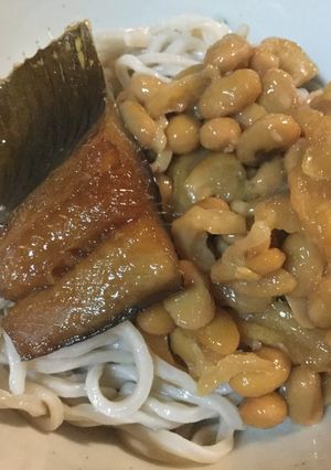 そぼろ納豆にしん蕎麦-レシピのメイン写真