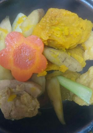 カボチャ入り筑前煮-レシピのメイン写真