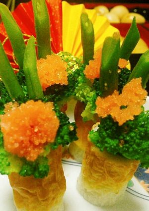 7分でちくわで門松-レシピのメイン写真