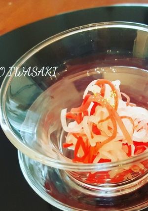 綺麗になれちゃう『おせちのなます』-レシピのメイン写真