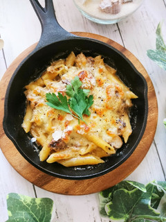 サバ水煮缶で♪茹でない焼きパスタ-レシピのメイン写真