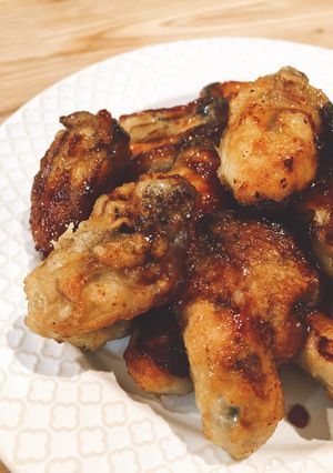 カリッじゅわ♡牡蠣の揚げ焼き〜照焼き味〜-レシピのメイン写真