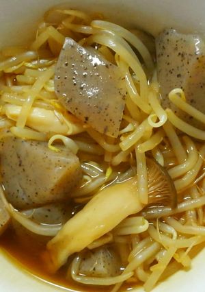 簡単♪もやしと蒟蒻のソース煮✾節約にも✾-レシピのメイン写真