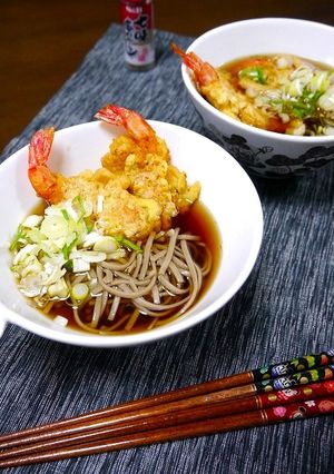 簡単！ミニ年越しそば☆エビ天そば-レシピのメイン写真