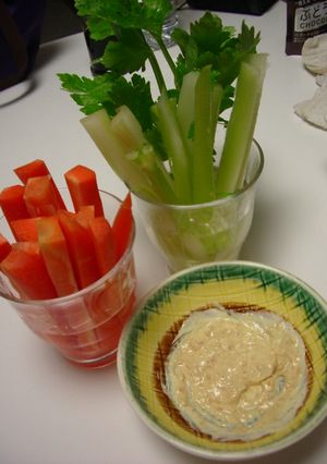 ピリ辛☆にんにくマヨ味噌ディップ-レシピのメイン写真