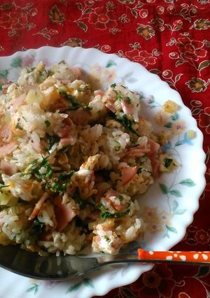 セロリ炒飯-レシピのメイン写真