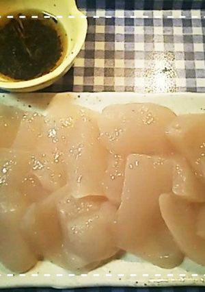 ごま油で簡単!さしみこんにゃくのたれ-レシピのメイン写真