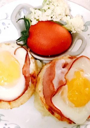 健康な朝ごはん◉カリフラワーエッグタルト-レシピのメイン写真
