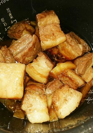 舞茸と炊飯器で簡単柔らか☆豚の角煮-レシピのメイン写真