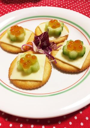 ひと手間で可愛いカナッペ☆パーティにも♩-レシピのメイン写真