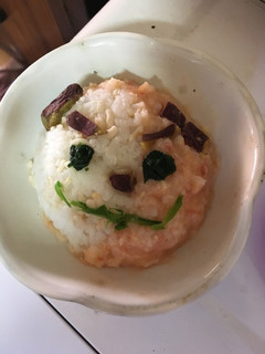 離乳食 お正月 2018 紅白犬ご飯-レシピのメイン写真