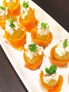 ☆ワインにぴったり ぶどうのサーモン巻☆-レシピのメイン写真